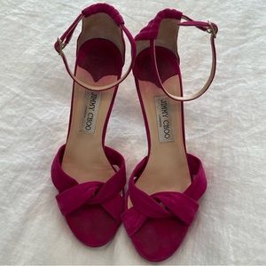 Jimmy Choo Magenta Heels
